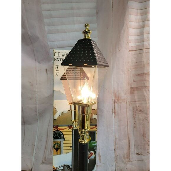 Telco Old World Christmas 1988 lamp post xmas decor - Picture 2 of 7